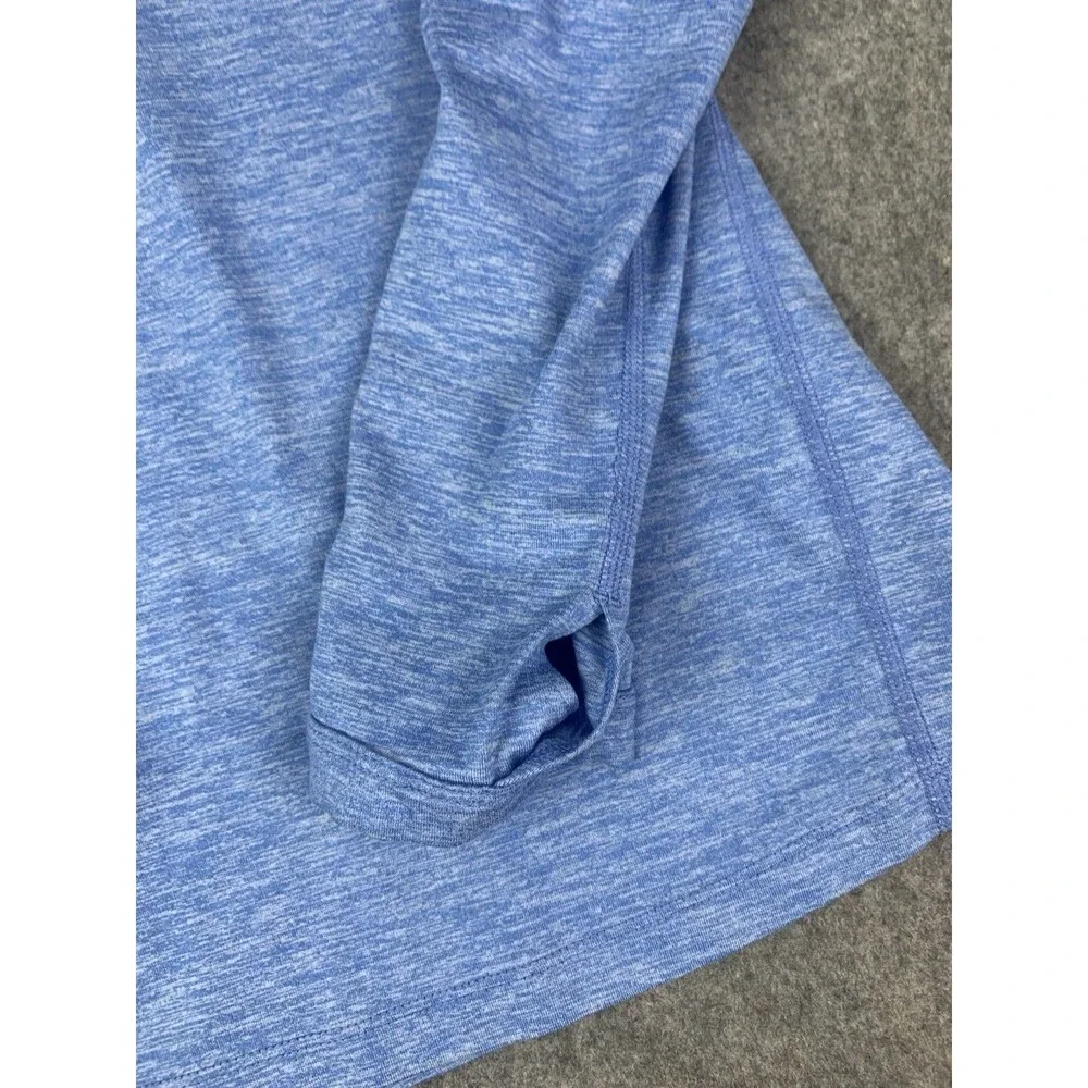 Nike Running Dri Fit Women’s 1/4 Zip Pullover Top, Long Sleeve, Blue, Size Small